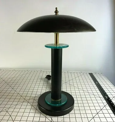Vintage 80s 90s Memphis Design Post Mid Century Modern Lamp Desk Table Light Lit • $148.74