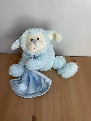 $16 • Buy BABY GUND Plush FLUFFLES Blue Lamb 58160 W/ Lovey Security Blanket NO SOUND