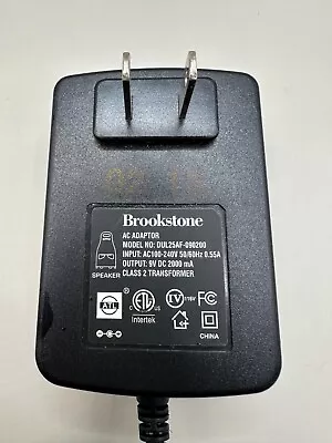 Brookstone Wireless Outdoor Speaker Adapter DUL25AF-090200 Power Supply OEM Cord • $23.99