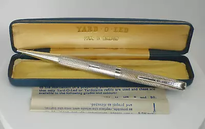 YARD O LED Sterling Silver 925 Propelling Mechanical Pencil Birmingham 1969 • £139.99