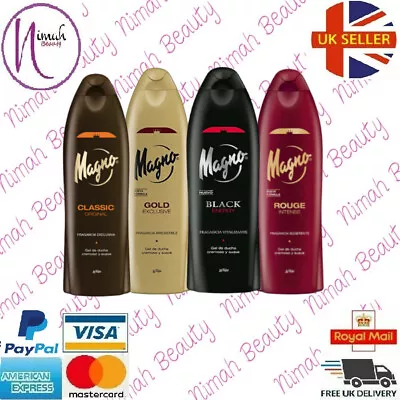 Magno Spanish Shower Gel/ Body Wash La Toja 550mL By Magno Full Range • $47.23