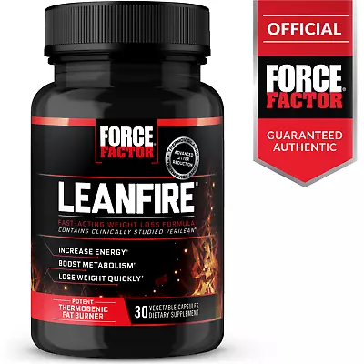 $16.99 • Buy Force Factor Leanfire Weight Loss Diet Pills, Fat Burner Supplement, 30 Servings