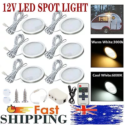 12V Interior RV Caravan Camper Motorhome Boat LED Down Light Ceiling Spot Lamp • $25.59