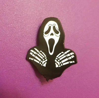 Ghostface Enamel Pin - Scream Misfits Crimson Ghost Wes Craven Danzig Horror • $24