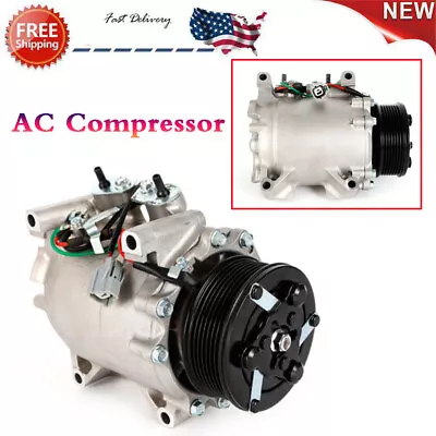 A/C Compressor For 2002 2003 2004 2005 2006 Honda CRV CR-V L4 CO 10663AC  2.4L  • $76.95