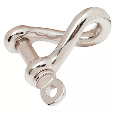 $15.59 • Buy 3/8 Inch Stainless Steel Twisted Anchor Shackle - 11,900 Lbs Breaking Strength