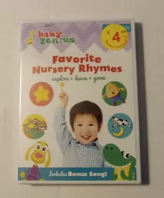  Baby Genius: Favorite Nursery Rhymes + Bonus Song  DVD New Sealed • $3.50