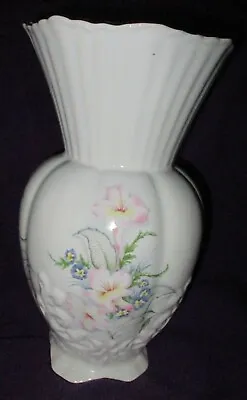 £14.99 • Buy Vintage Maryleigh Staffordshire Pottery Ceramic Floral Decorative Vase 23cm