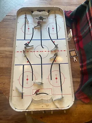 Vintage Montreal & Toronto Eagle Toys Canada NHL Hockey Face-Off Table Top Game • $109.98