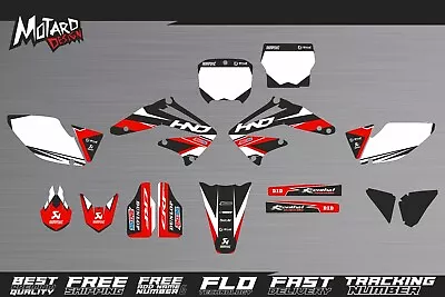 Graphics Kit For Honda CRF 450 R 2002 2003 2004 Decals Stickers By Motard Design • $159.90