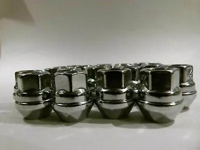 Holden Commodore Up To VE 5 Chrome Open End Wheel Nuts 12 Mm X 1.5  • $9