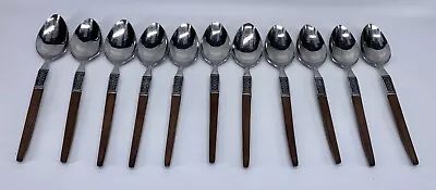 Lot Of 7 Large Spoons Ecko Eterna   La Joya   Silverware Flatware • $24.99