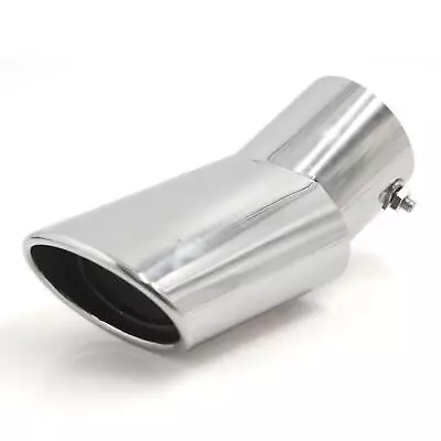 Stainless Steel 75mm / 3  Inlet Slant Cut Car Exhaust Muffler Tip Tail Pipe • $18.79