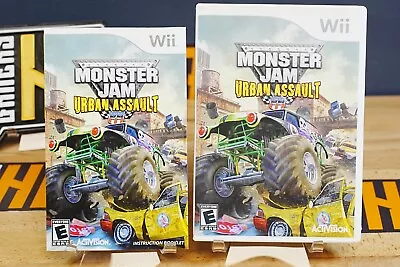 Monster Jam: Urban Assault (Nintendo Wii 2008) W/ Manual Tested/Working! • $9.99
