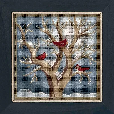 MILL HILL Buttons Beads Kit Counted Cross Stitch FROSTY MORNING MH14-2033 • $11.75