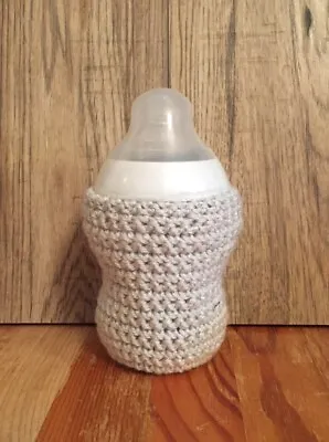 Handmade Crochet Baby Bottle Cover - Tommee Tippee - Large 260ml/9 Fl Oz Size • £2.50