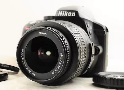 Nikon D3300 24.2MP Digital SLR W/ 18-55mm VR Lens Kit Low Shutter 9684 JP • $591.76