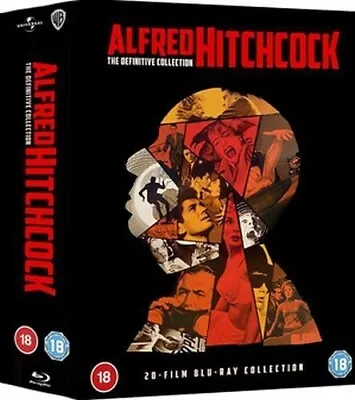 ALFRED HITCHCOCK The Definitive Collection 20 Blu-Ray Set NEW (USA Compatible) • $69.99