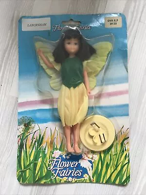 Flower Fairies Doll Hornby 1984 Laburnham Vintage • £15