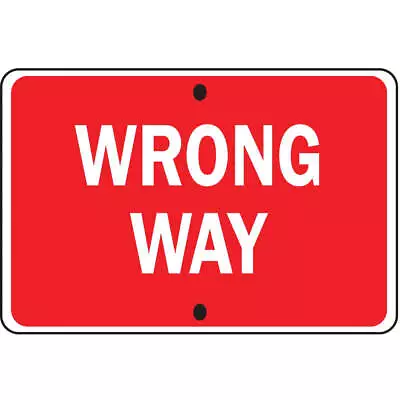 LYLE R5-1A-36DA Wrong Way Traffic Sign24  X 36  • $187.79