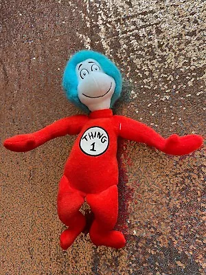 $9.99 • Buy OFFICIAL Cat In The Hat Movie Merchandise -Thing 1 12  Plush