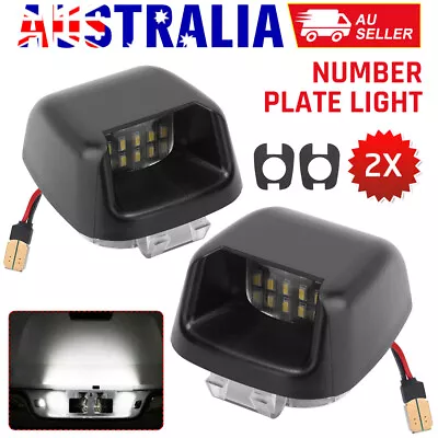 2x License LED Number Plate Lights For Nissan Navara D40 2005-2016 Rear Bumper • $16.45