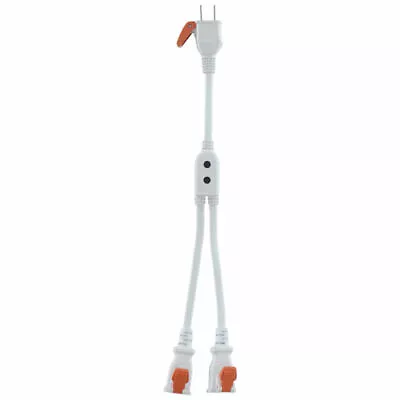 Conntek 03210 10Amp Two Prong Household Outlet Y Extender 12inch • $14.95