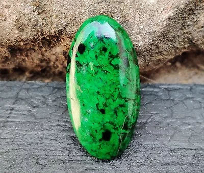 Natural Maw Sit Sit Jade Cab High Chromium Jadeite Jade-Albite Gemstone 13.40Cts • $54.89