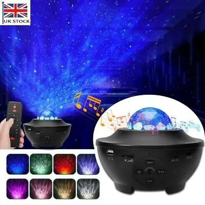 £15.95 • Buy LED Galaxy Projector Light Starry Sky Star Bluetooth Music Night Light Remote