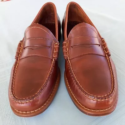 G.H.Bass WEEJUNS Leather Slip-On Loafers Shoes Mens Sz 9.5D Casual Classic VGUC • $54.50
