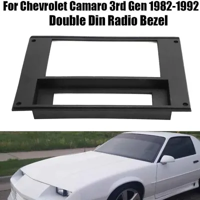 For Chevrolet 3rd Gen Camaro Double Din Radio Bezel ABS Plastic Panel 1982-1992 • $31.99