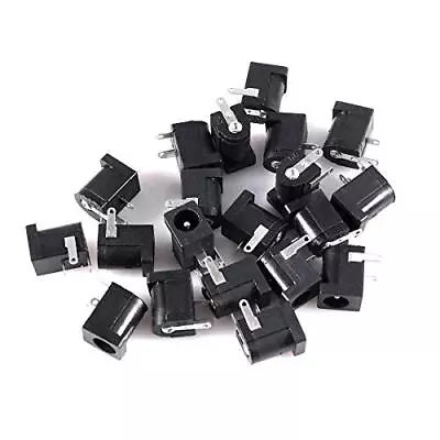 AiTrip 20pcs 3 Pin DC Power Connector PCB Mount Female Plug Jack DC005 5.5x2.1mm • $9.63