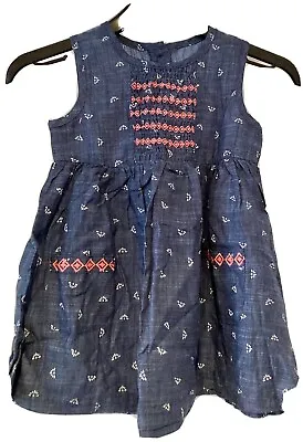 Matalan Baby Girls Dress/Pinafore Size 12-18 Months • £3.25