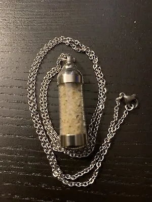 Pendant Necklace Jewelry - Authentic SS W Genuine Sand From Cape Cod • $24.99