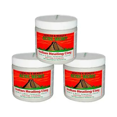 $74.95 • Buy Aztec Secret Indian Healing Clay -3x 454 Gram Jars BULK Buy!!