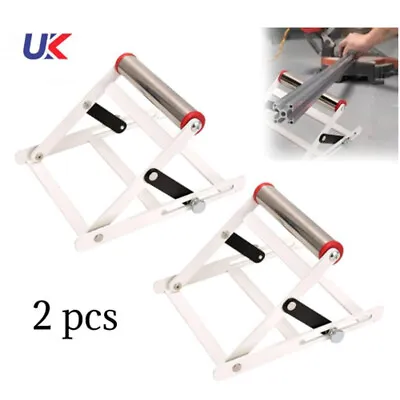 2x Adjustable Cutting Machine Support Frame Table Saw Stand Height Adjustable • £22.79
