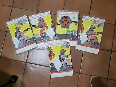 NOS Vtg 1986 WORLDS OF WONDER INC Lazer Tag C. A. Reed Table Covers – Lot Of 5! • £63.25