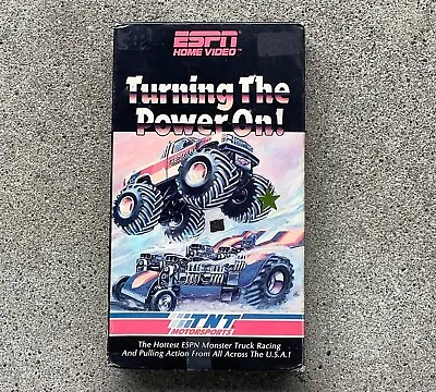 Turning The Power On VHS Rare Monster Truck Racing ESPN Home Video Motorsports • $9.99