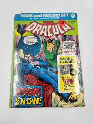 (1) Vintage Comics Dracula  Terror In The Snow  Book And 45 Record Set • $34.99