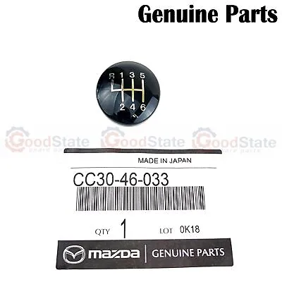 GENUINE Mazda CX-7 ER MX-5 NC 6 Speed Gear Knob Position Label Cover Black • $67.25
