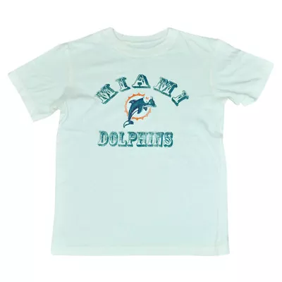 NFL Reebok Vintage Miami Dolphins Fins Youth Showtime Tshirt Tee DK3125  • $19.20