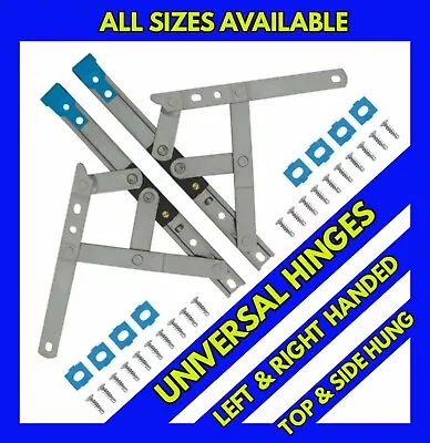 Window Friction Hinges Stay Pair (Top/Side Hung) UPVC/COMPOSITE/DOUBLE GLAZED • £8.99