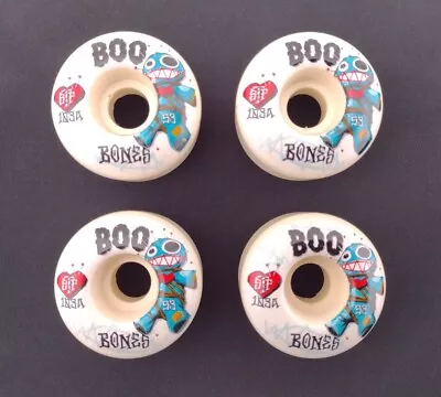 BONES VOODOO SKATEBOARD WHEELS 53MM V4 WIDE STF 103A BOO JOHNSON NEW Open Box • $35