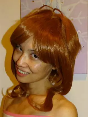 My Hero OCHAKA URARAKA FURUKAWA NAGISA TSUTSUMI ISERI AUBURN BROWN COSPLAY WIG • $19.94