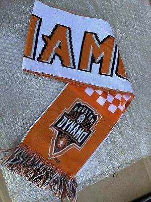 ADIDAS MLS HOUSTON DYNAMO SCARF CLUB SOCCER SPORTS 60 X 7  • $11.99