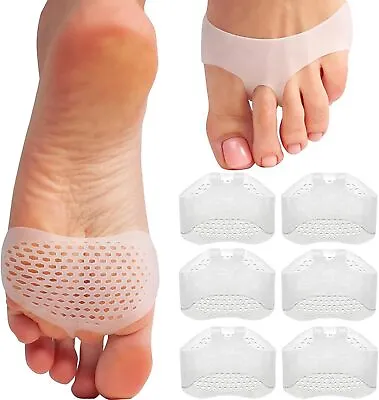 Metatarsal Pads Ball Of Foot Cushions Soft Gel Foot Pads Forefoot For Women Men • $8.98