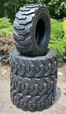 4 NEW 14-17.5 Skid Steer Tires - 14x17.5-14 PLY For Bobcat New Holland & Others • $1450