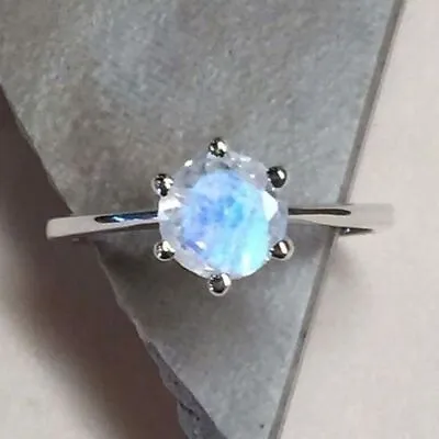Moonstone Gemstone 925 Sterling Silver Handmade Ring Jewelry All Size MP-902 • $13.72