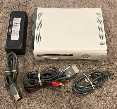 Official Microsoft Xbox 360 20GB Console & Wires! ~ Works Great! Fast Shipping! • $69.99