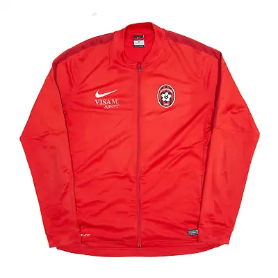 NIKE Mens Dri-Fit Football Milan AC Rossoneri Red Track Jacket XL • £26.99